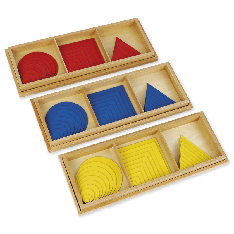 TimeTEX cirklar, trianglar och fyrkanter "Montessori Premium"