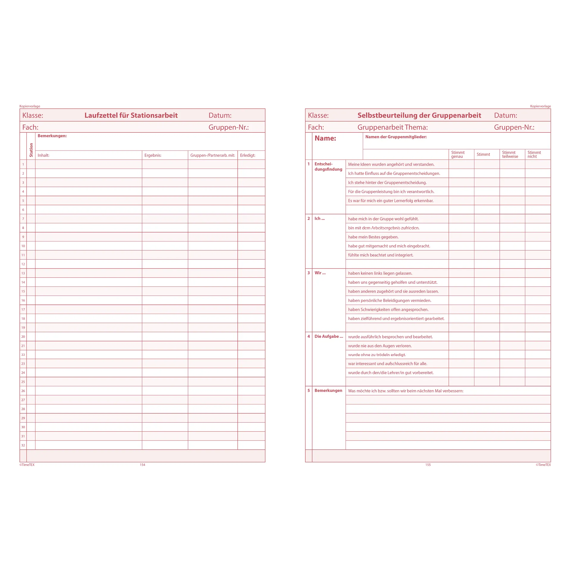 TimeTEX Referendariats-Planer "Documento lose Blatteinlage", A4