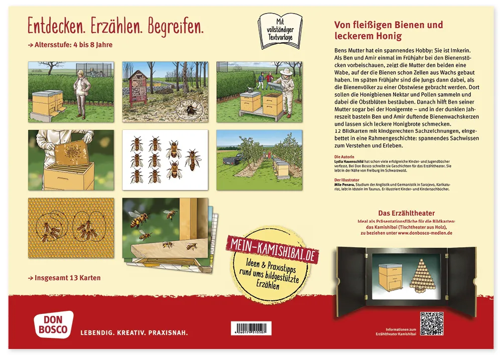 Bildergeschichten-Karten "Von fleißigen Bienen und leckerem Honig", 12-tlg.