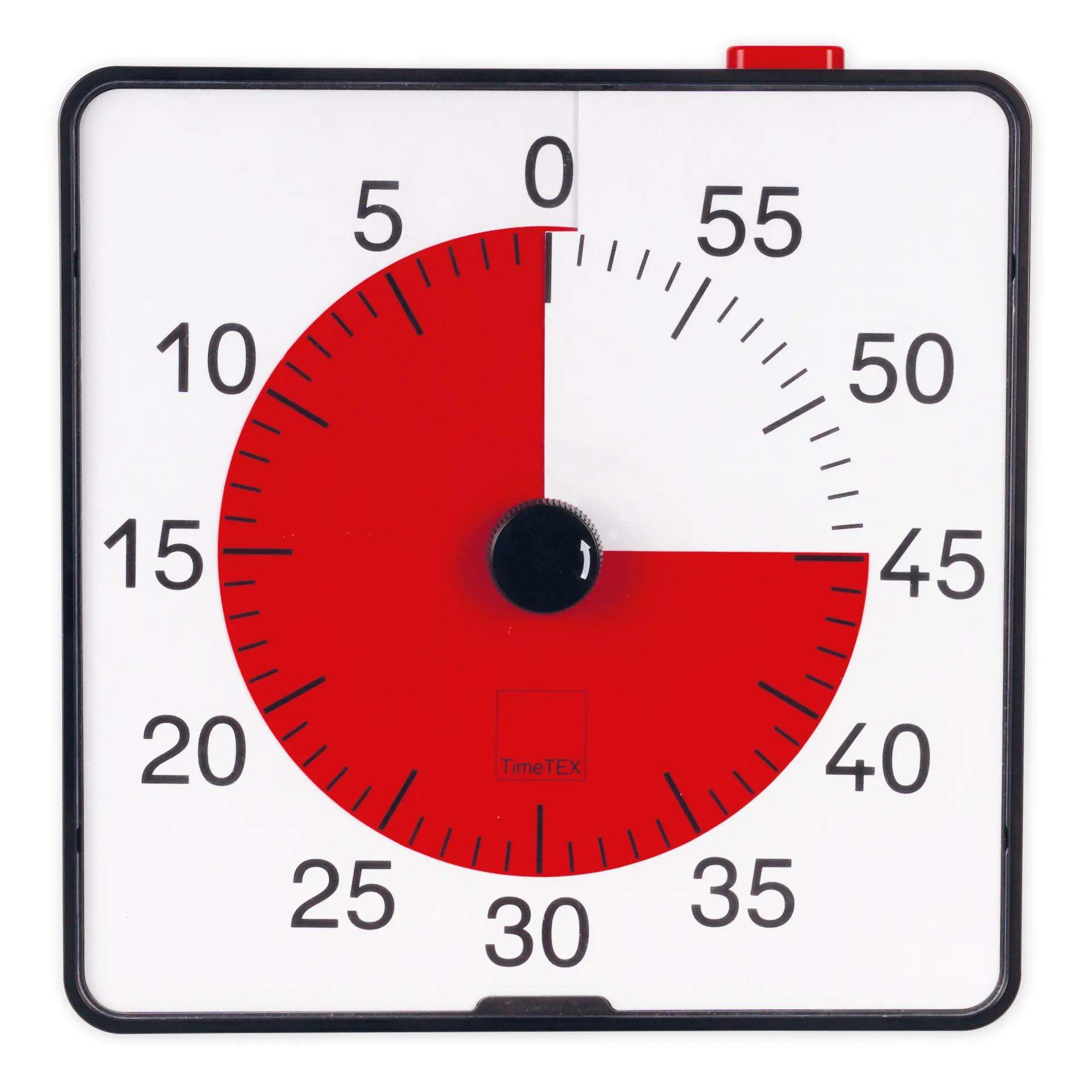 TimeTEX Timer "Countdown" XL, 32x32 cm, med pausknapp
