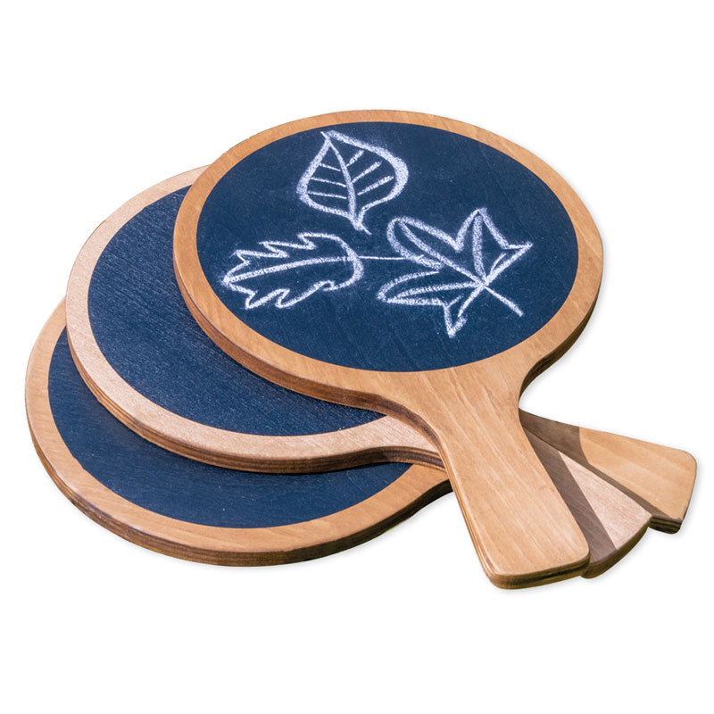 TimeTEX Set Kreidetafeln aus Holz, 3 Stück