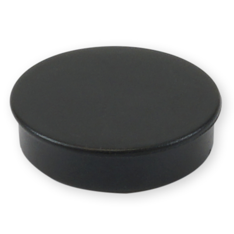 Set Haft-Magnete schwarz, 24 mm ø, 50-tlg.