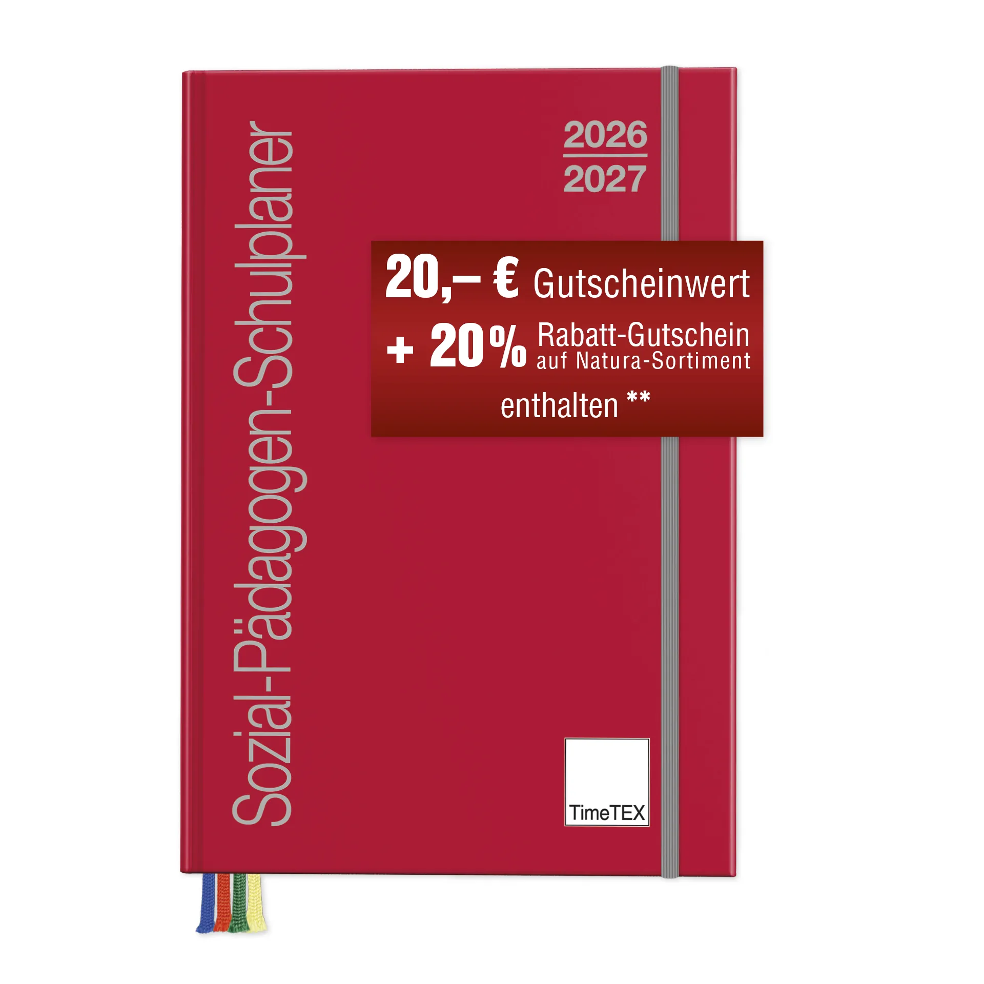 TimeTEX Sozial-Pädagogen-Schulplaner A4-Plus 2026/2027