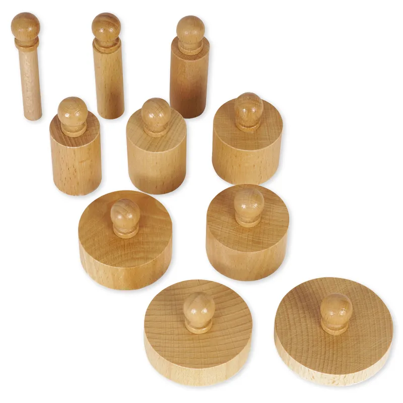 TimeTEX Block mit Zylindern 3 "Montessori Premium"