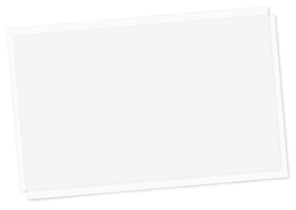 Kunststoffplatte A4 für Creall Window Colour