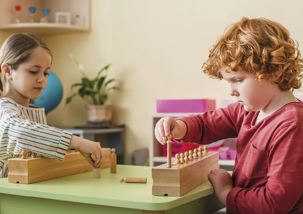 TimeTEX Block mit Zylindern 4 "Montessori Premium"