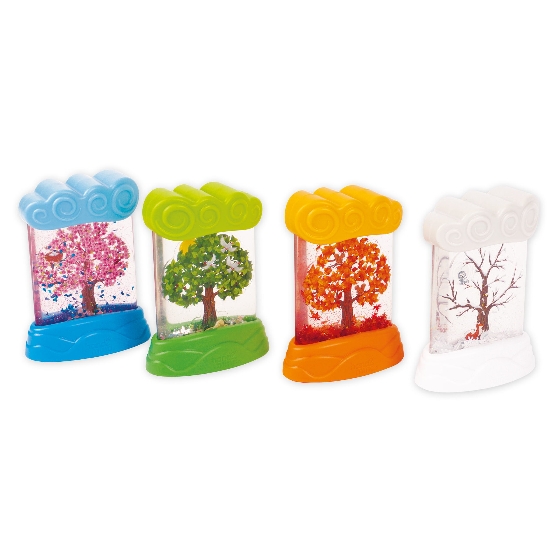 TimeTEX Jahreszeiten-Baum zum Schütteln, 4-tlg.