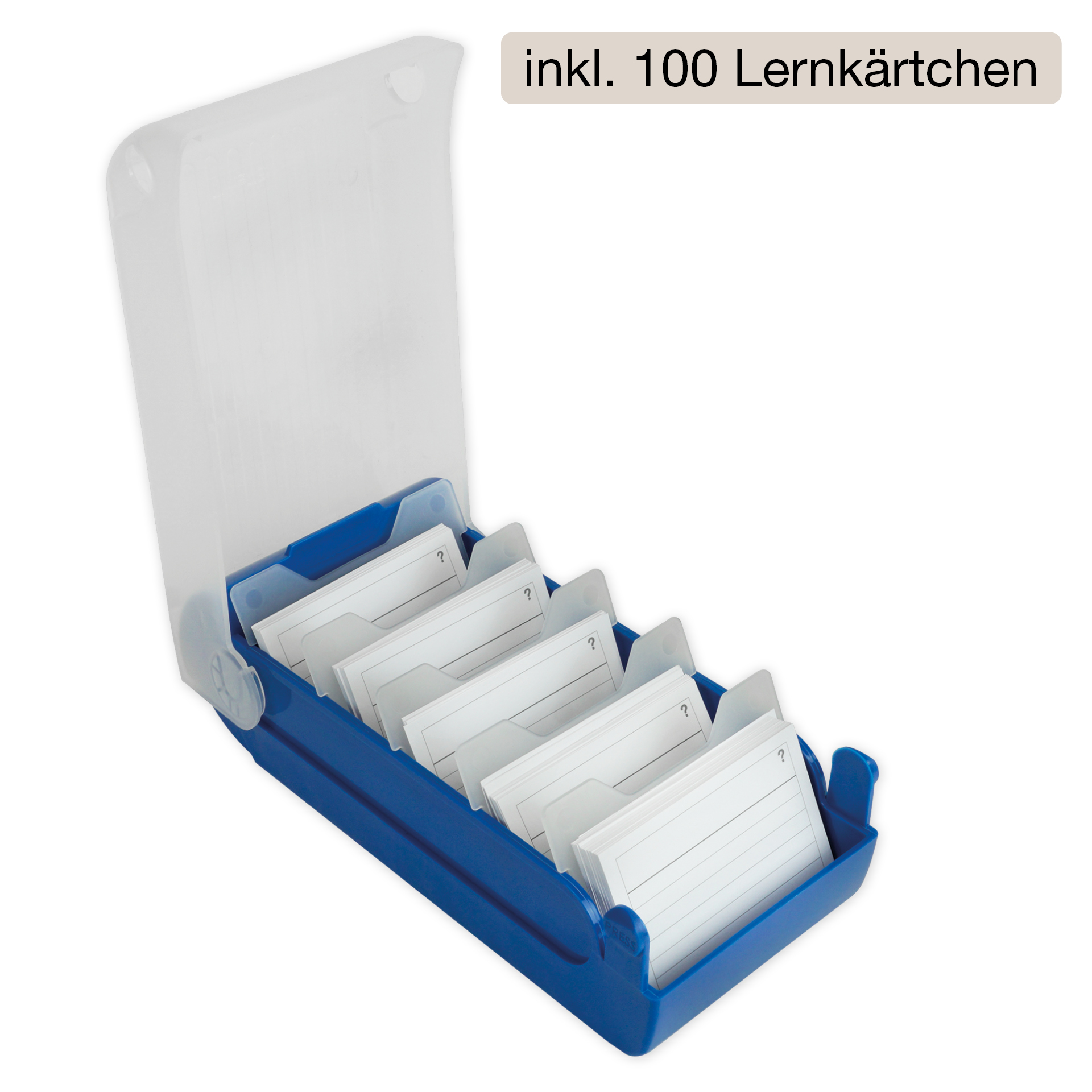 Lärlåda A8 plast med 100 inlärningskort