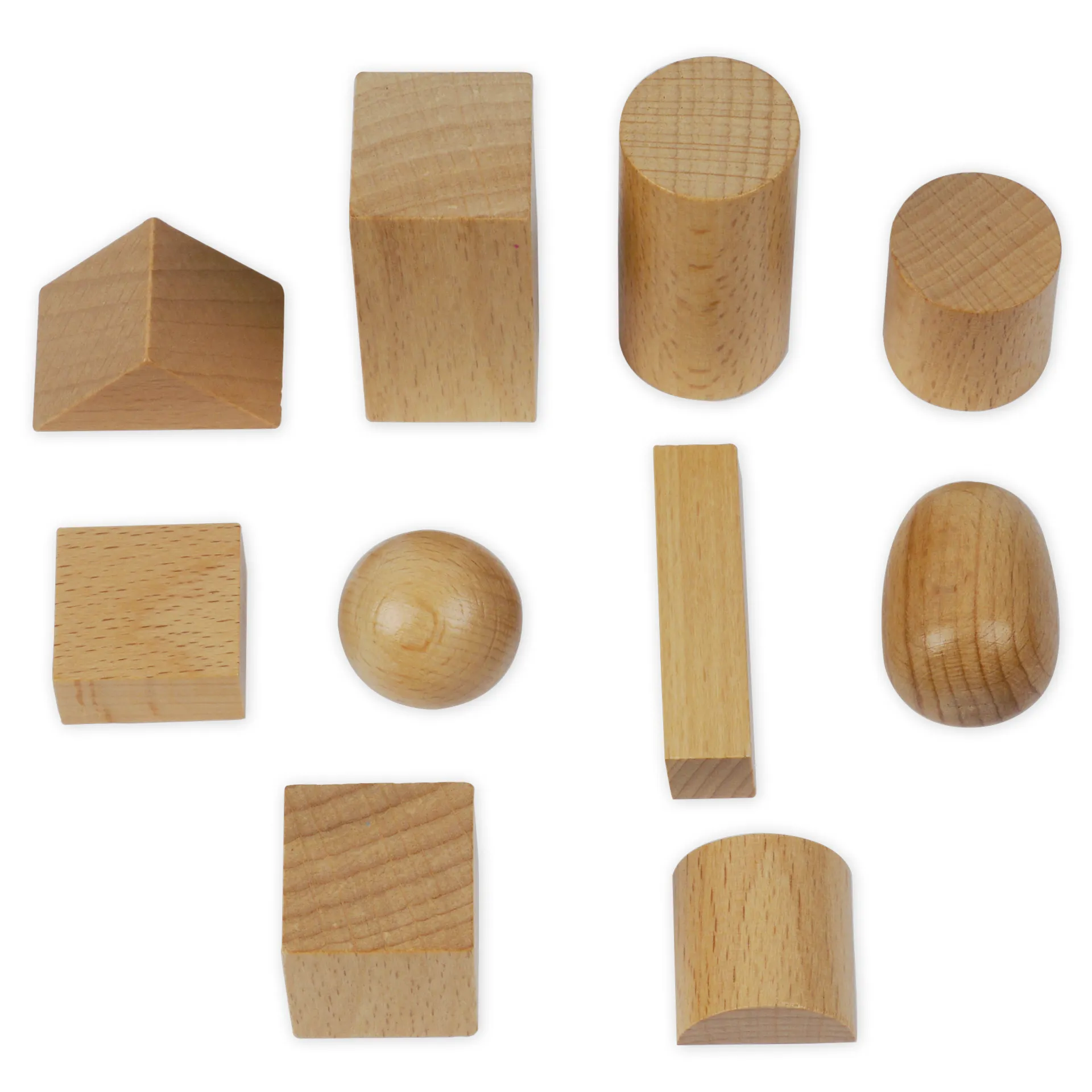 TimeTEX Geheimnisvoller Beutel mit geometrischen Formen, 22-tlg. "Montessori-Premium"
