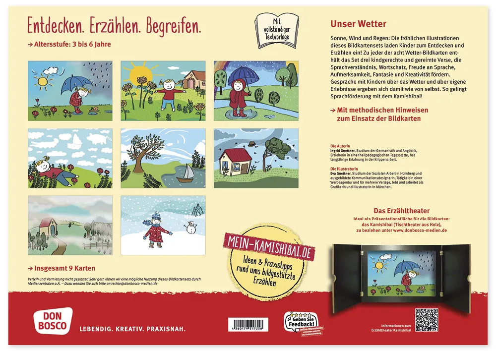Bildergeschichten-Karten "Unser Wetter", 9-tlg.
