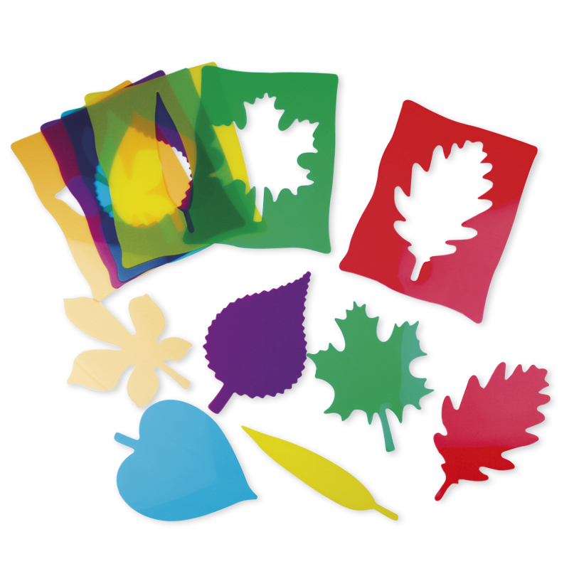 Blätter-Schablonen, 6-tlg.
