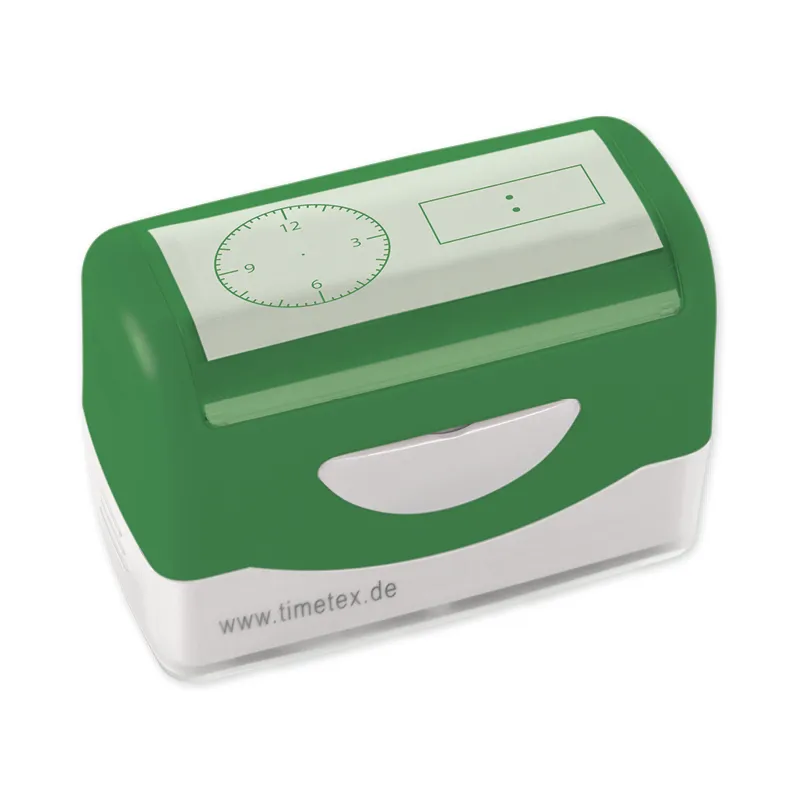 Siebdruck-Stempel "Perpetuum", "Uhrzeiten"