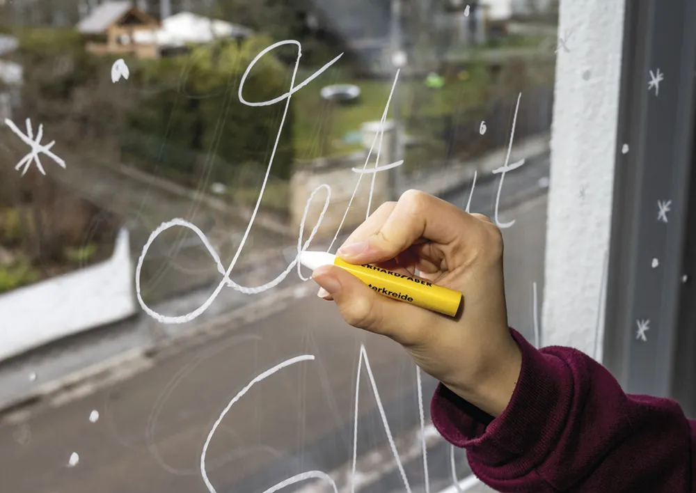 Eberhard Faber Fenster-Wachskreiden, 12 Stück