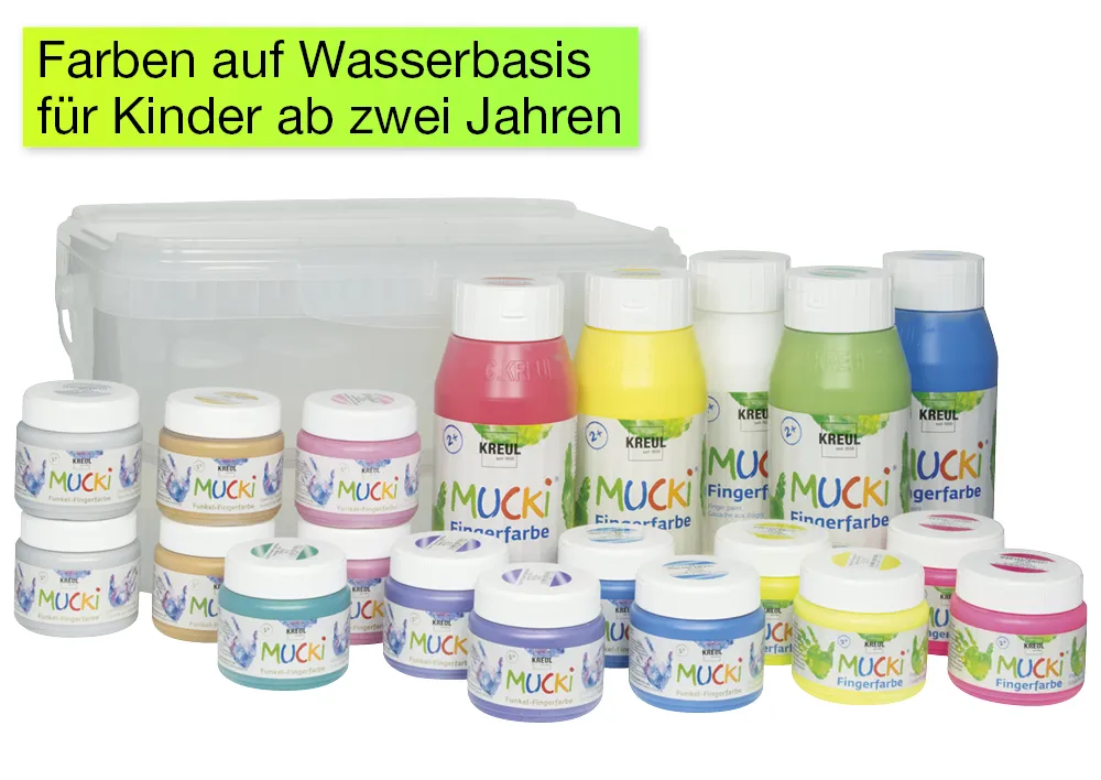 Gruppen-Set Mucki Fingerfarben, 5.700 ml