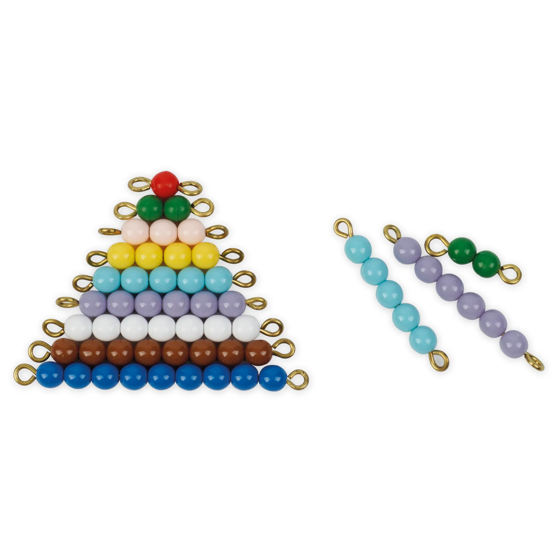 TimeTEX Kasten mit Perlenstäbchen für das Multiplikationsbrett "Montessori Premium"
