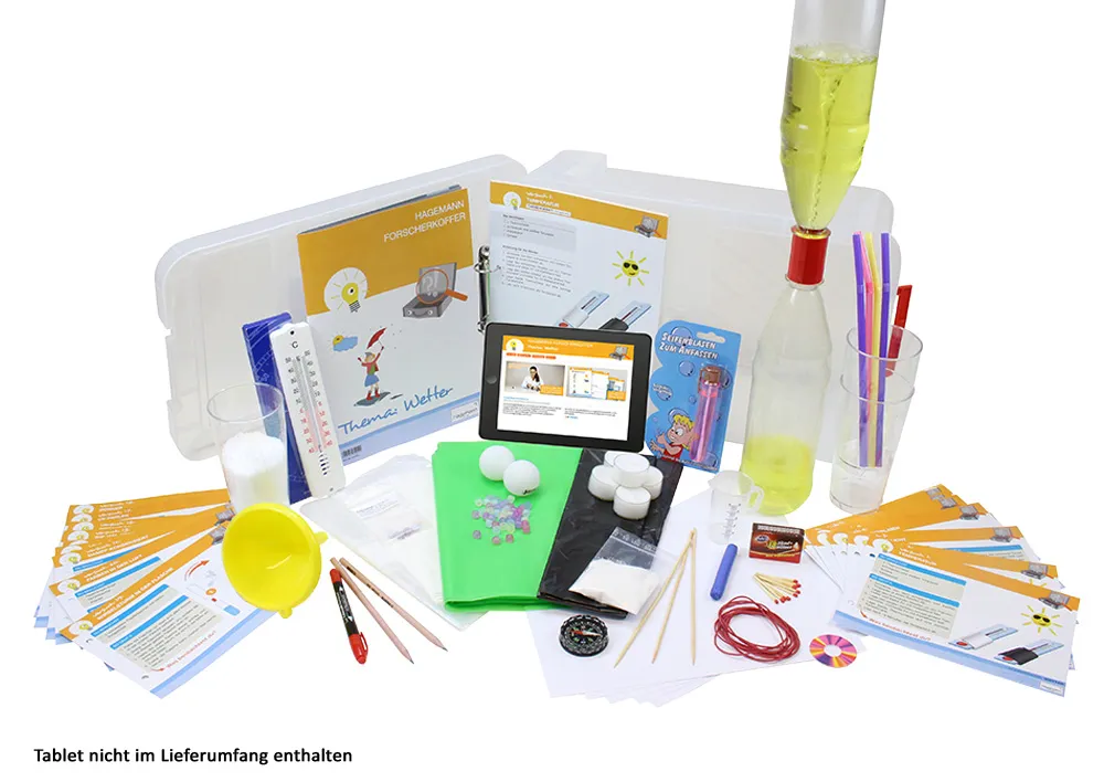 Forscherkoffer "Wetter", 138-tlg.