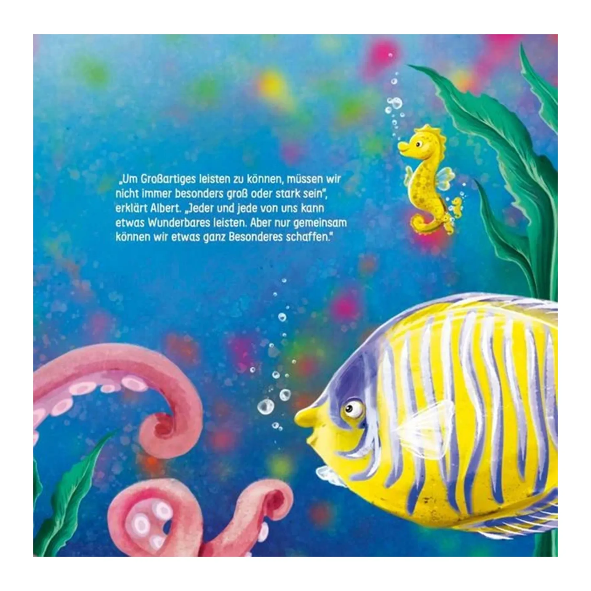 Buch "Kira Koralle und das Verschwinden der Meeresfarben", 48 Seiten