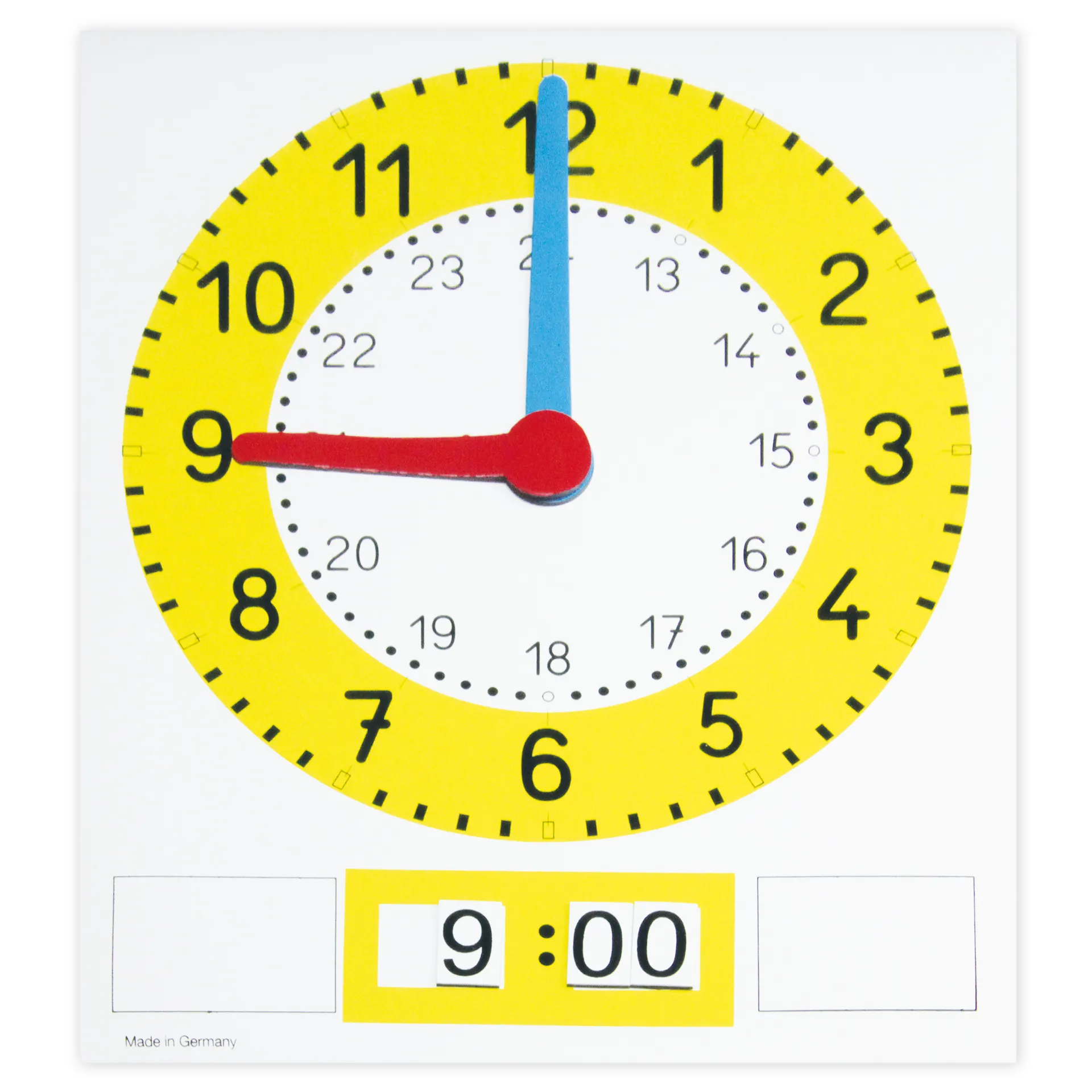 Magnet-Tafel-Uhr "Analog/Digital"