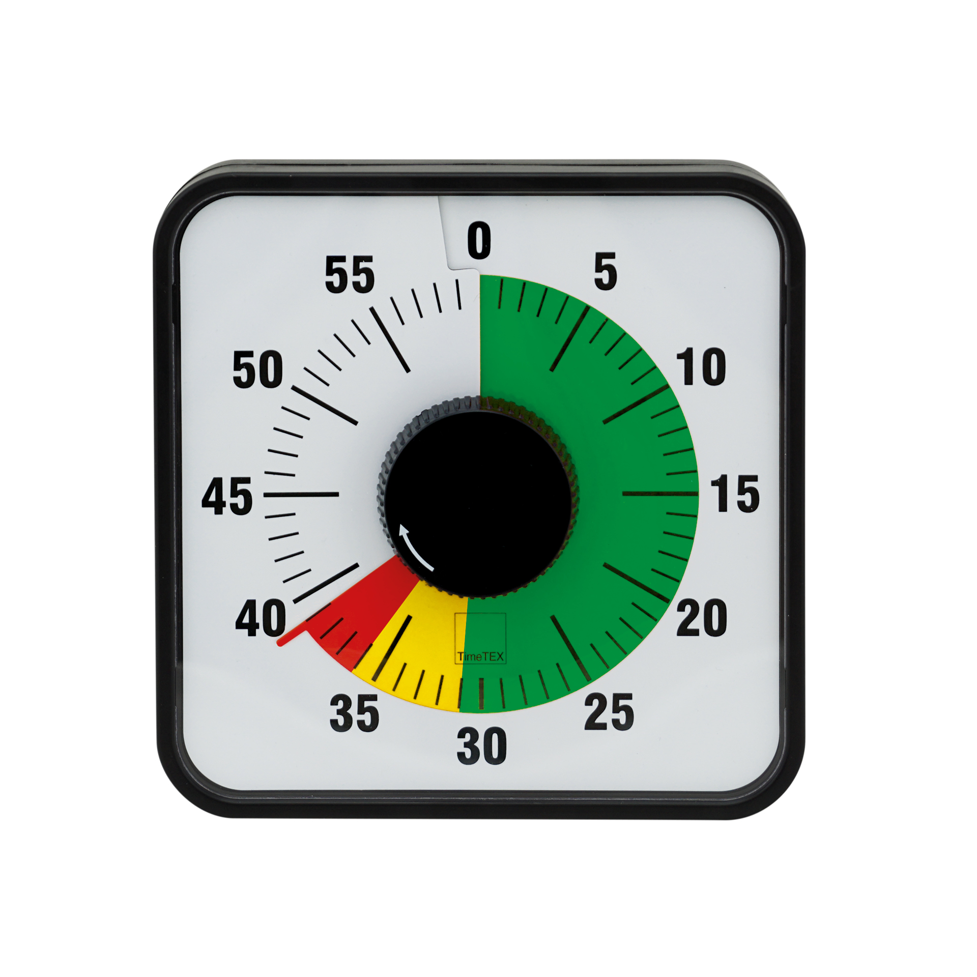 Zeitdauer-Uhr "Automatik" magnetisch, 19x19 cm, mit Ampelscheibe