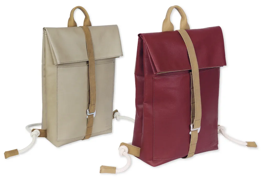TimeTEX Lehrer-Rucksack "Sacci Pure" aus Apfelleder