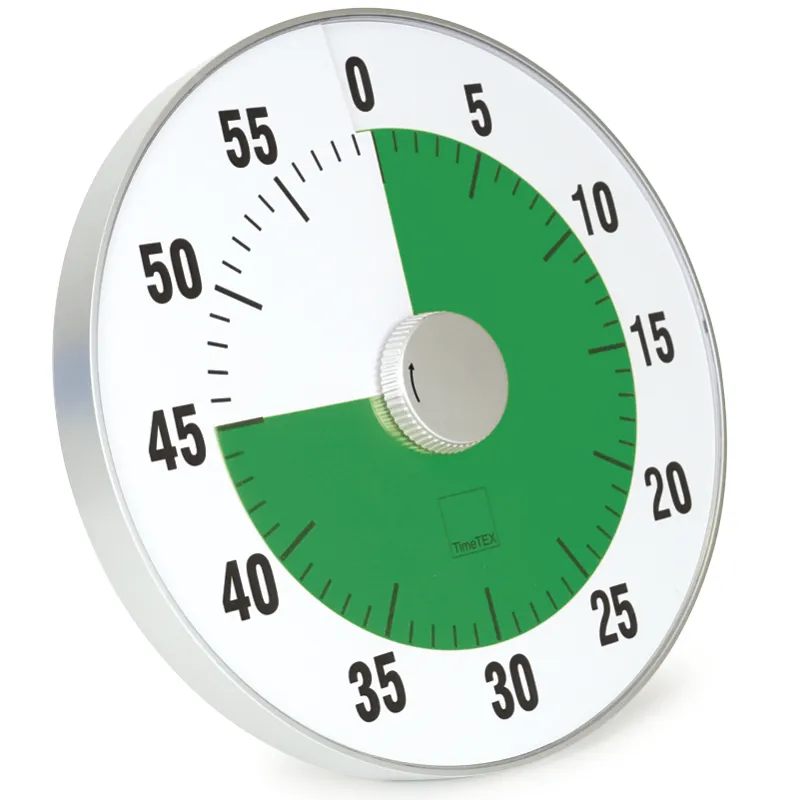 TimeTEX Zeitdauer-Uhr "lautlos" XL, 32 cm ø TimeTEX Zeitdauer-Uhr "lautlos" XL, 32 cm ø