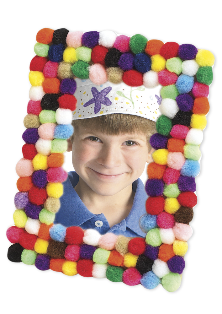 Buntes Pompons-Sortiment, 1.200-tlg.