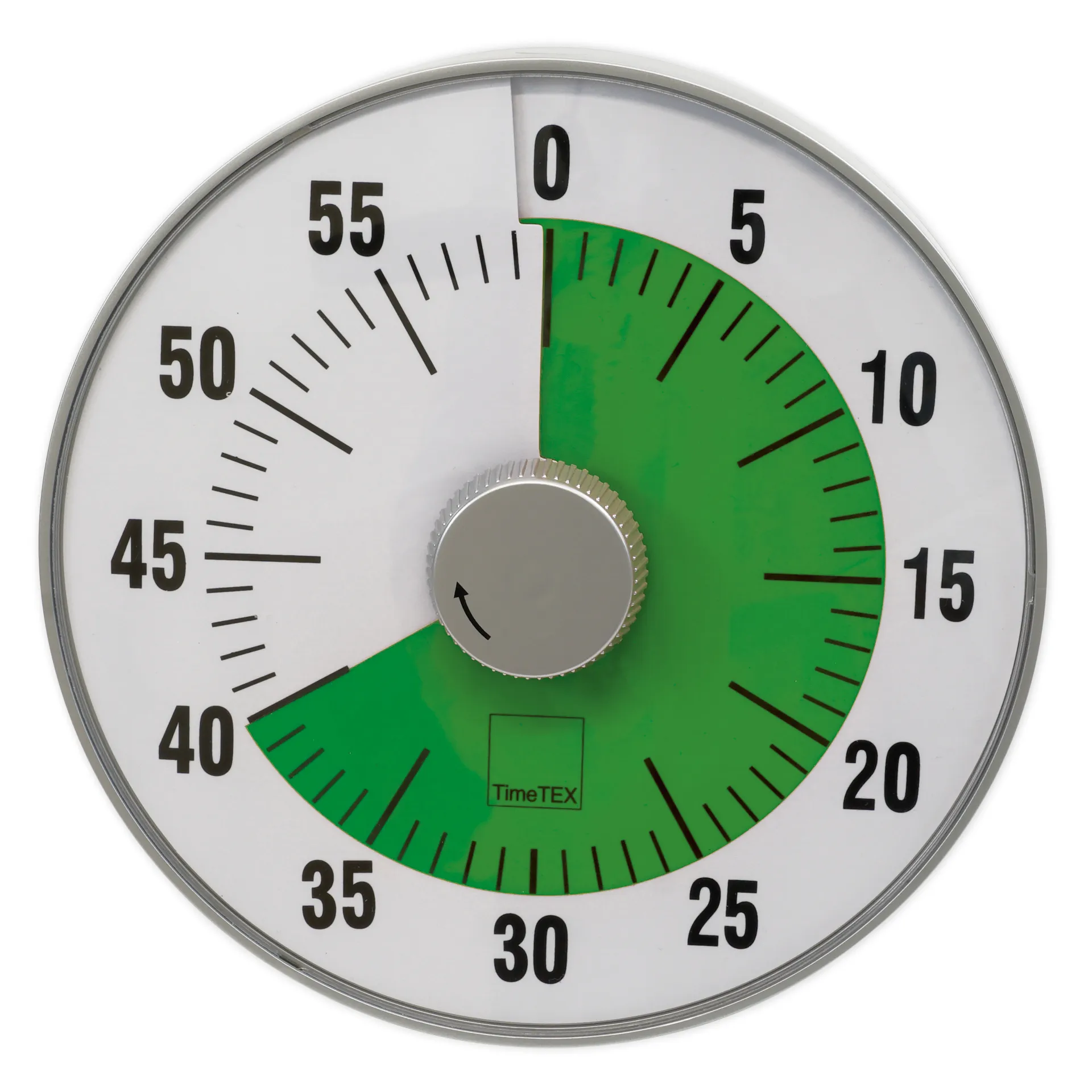 TimeTEX Zeitdauer-Uhr "lautlos" L, 19 cm ø