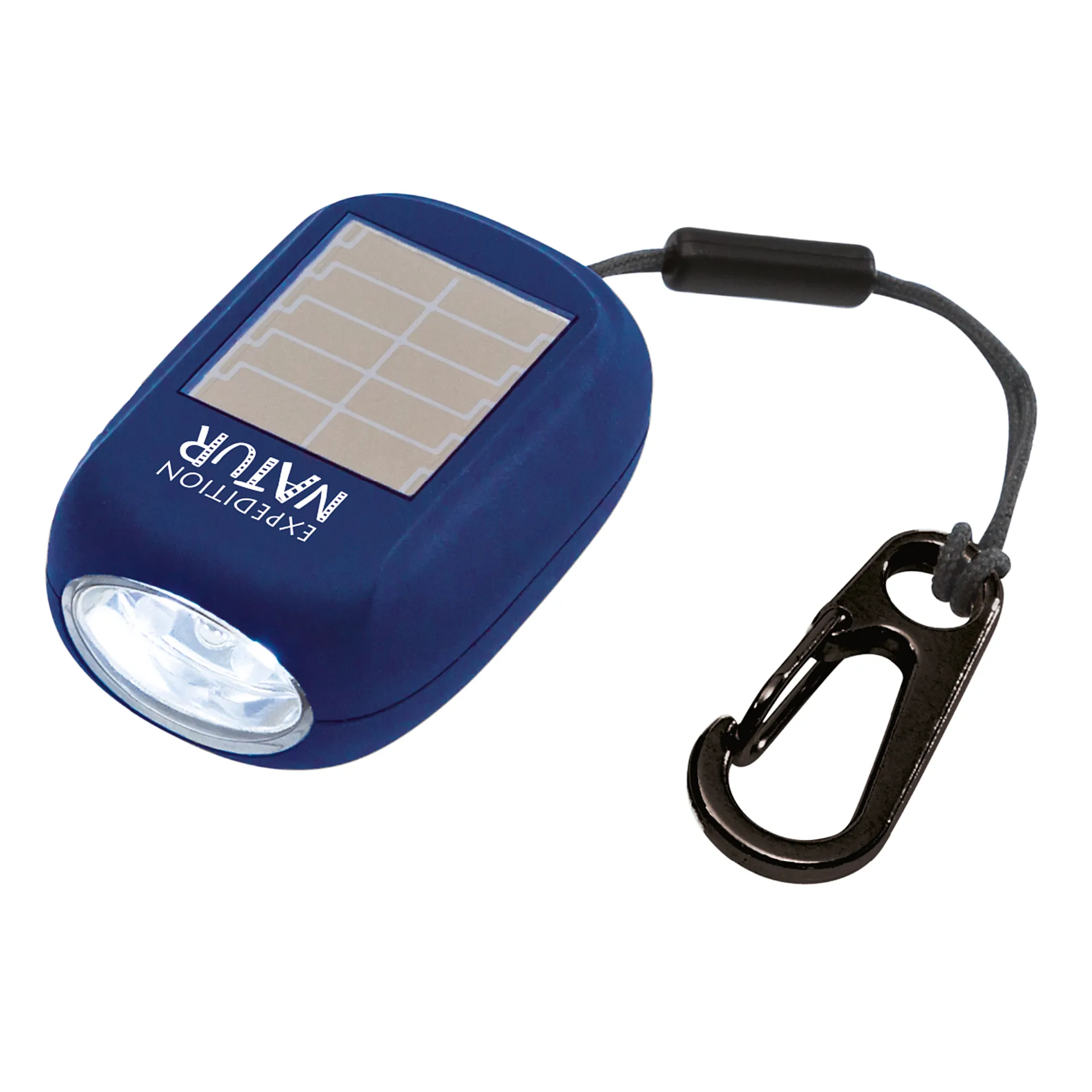 Mini-Solar- & Dynamo-Taschenlampe Mini-Solar- & Dynamo-Taschenlampe