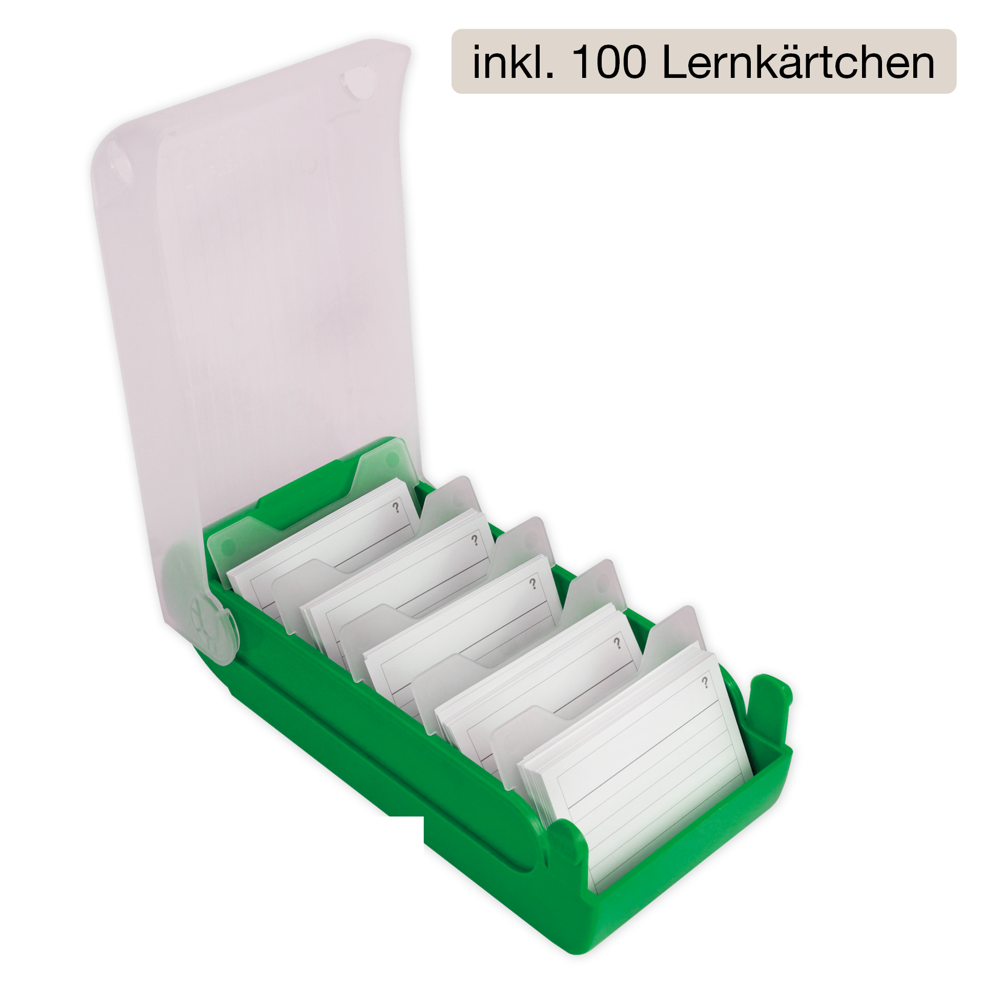 Lärlåda A8 plast med 100 inlärningskort