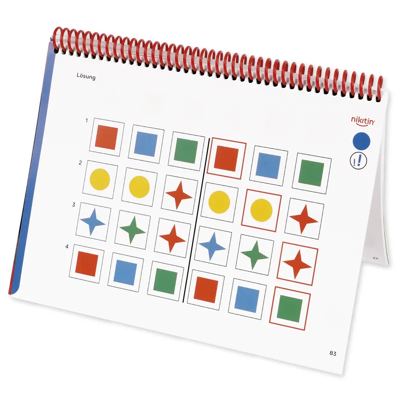 Nikitin Material: Werkstatt Übungskarten und Spielvorlagen zu N8 Logische Reihen