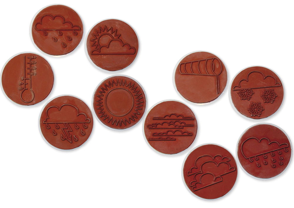 TimeTEX Stempel "Wetter", 10-tlg.