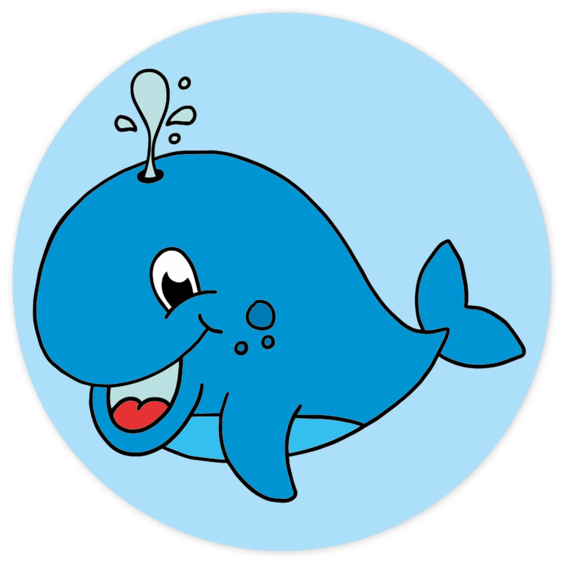 Naklejki Motywacyjne „Wieloryb” w pudełku z dozownikiem, 500 szt.