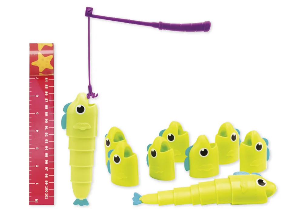 Spiel "Wer fängt den längsten Fisch?", 11-tlg.