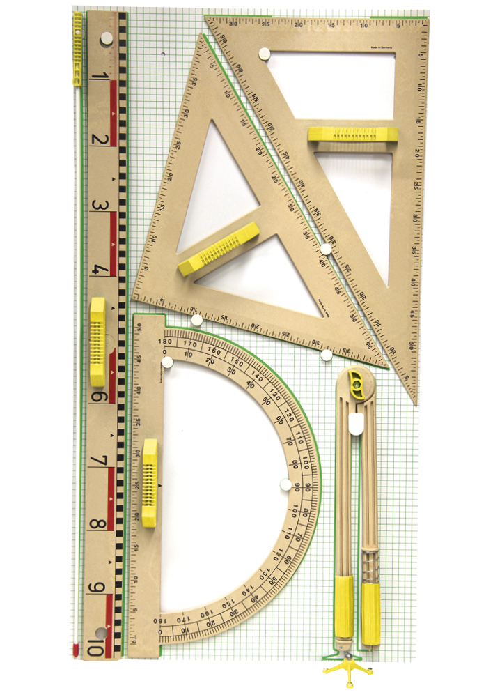 TimeTEX Wandtafel-Gerätesatz Profi 7-tlg., magnetisch, RE-Wood