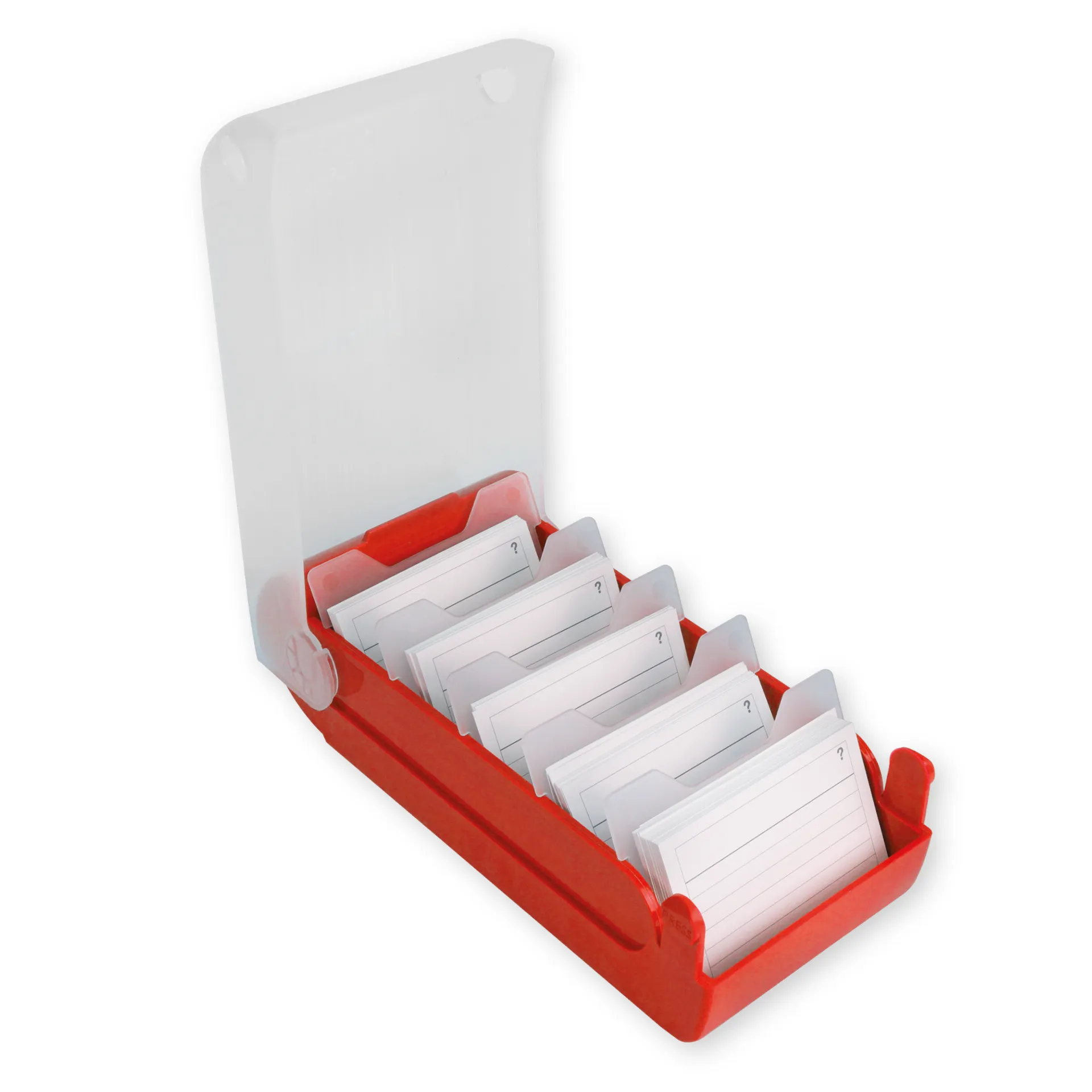 Cutie pentru fișe format A8, din plastic