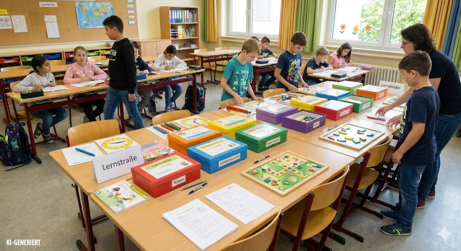 Lerntheke, Lernbuffet und Lernstraße