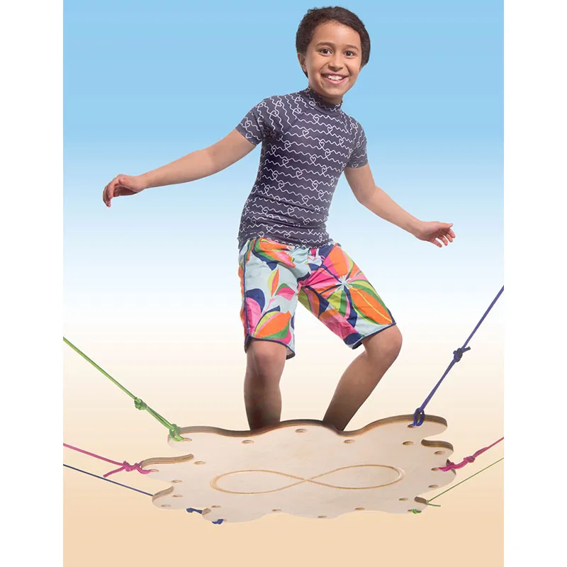 Strippensurfer aus Holz, 46-tlg.