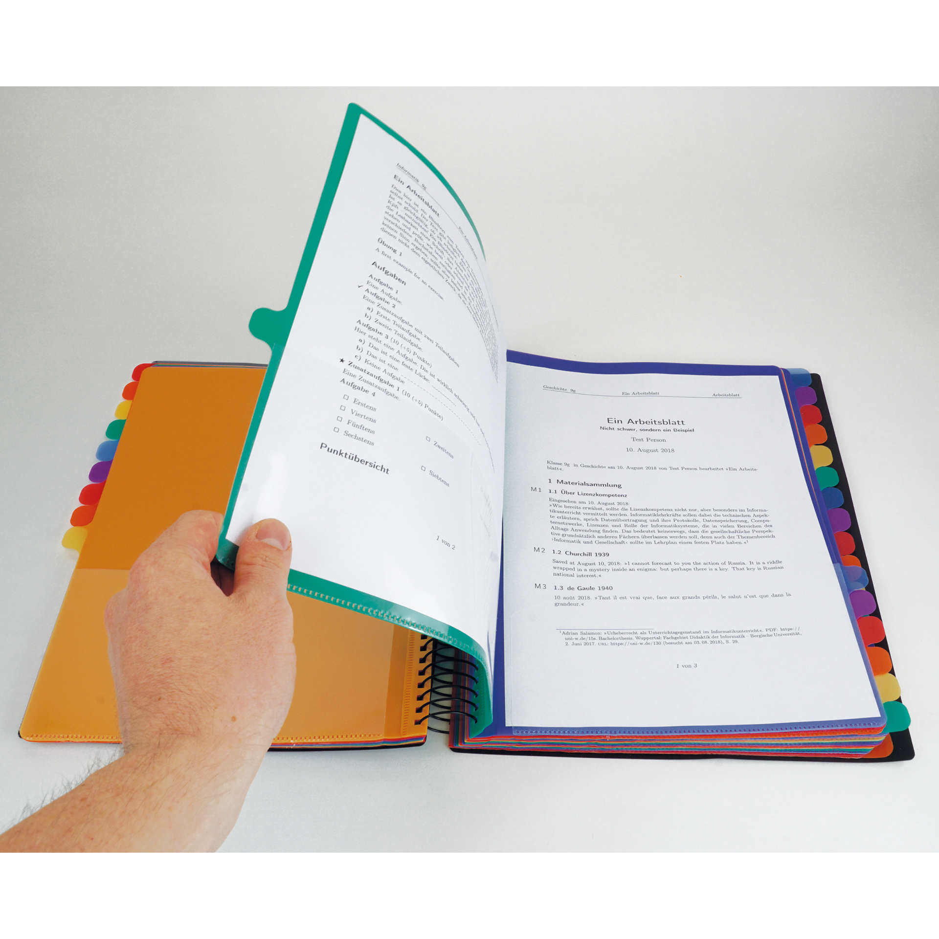 TimeTEX skrivebordsmappe 1-32 A4, farvet med elastik lukning TimeTEX skrivebordsmappe 1-32 A4, farvet med elastik lukning