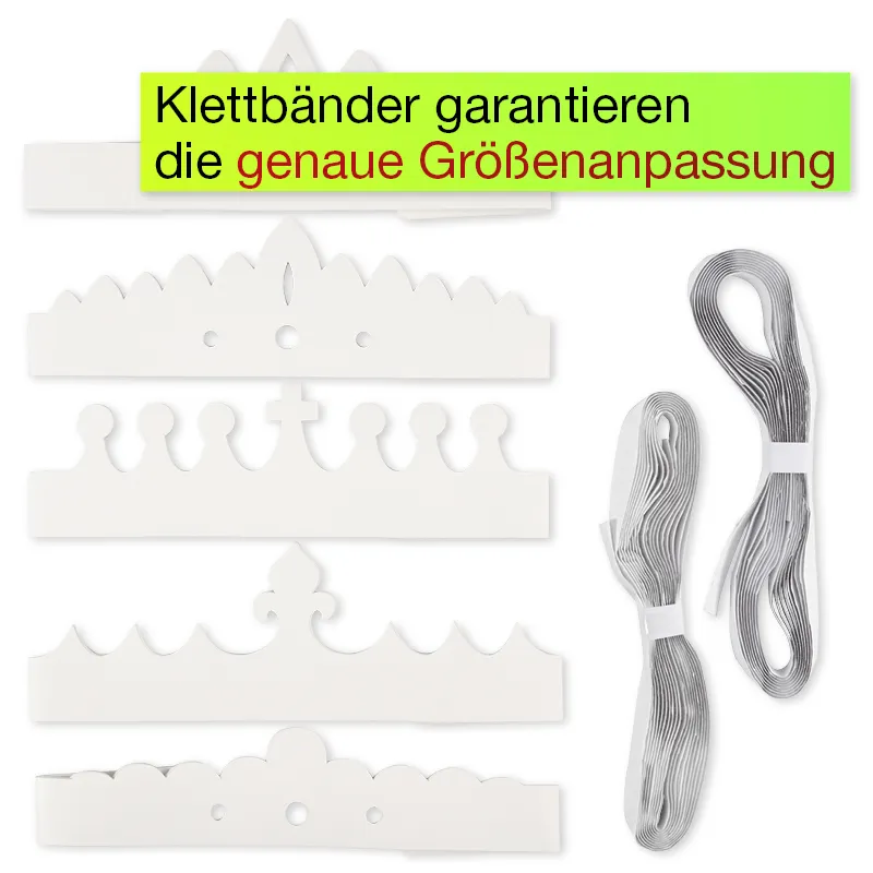 Bastelset "Kronen", 50-tlg.