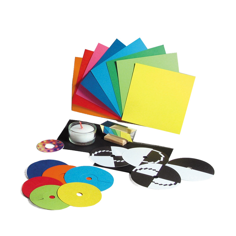 Experimenteerset "Licht en Kleuren", 58-delig