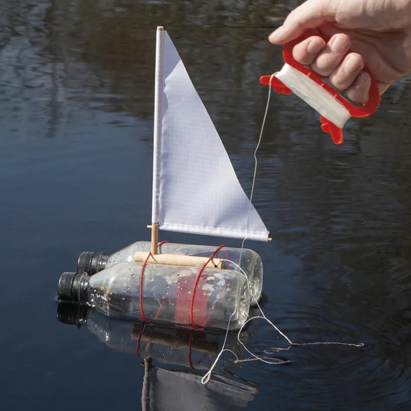 Bastelset "Segelboot", 3-tlg.