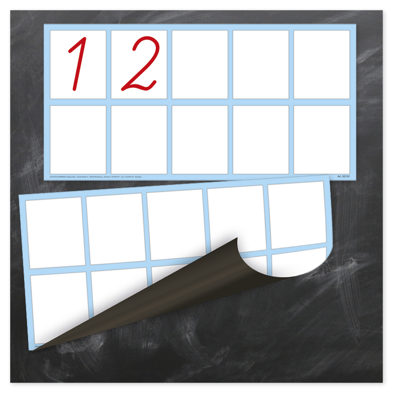 TimeTEX Whiteboard-Demo-Rechenkästchen, magnetisch, 2-tlg