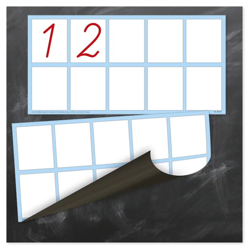 TimeTEX Whiteboard-Demo-Rechenkästchen, magnetisch, 2-tlg