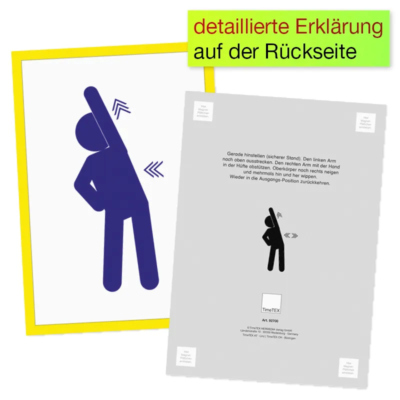 Planșe XL cu activități, A4, "învățare prin mișcare", magnetice, 26 de piese