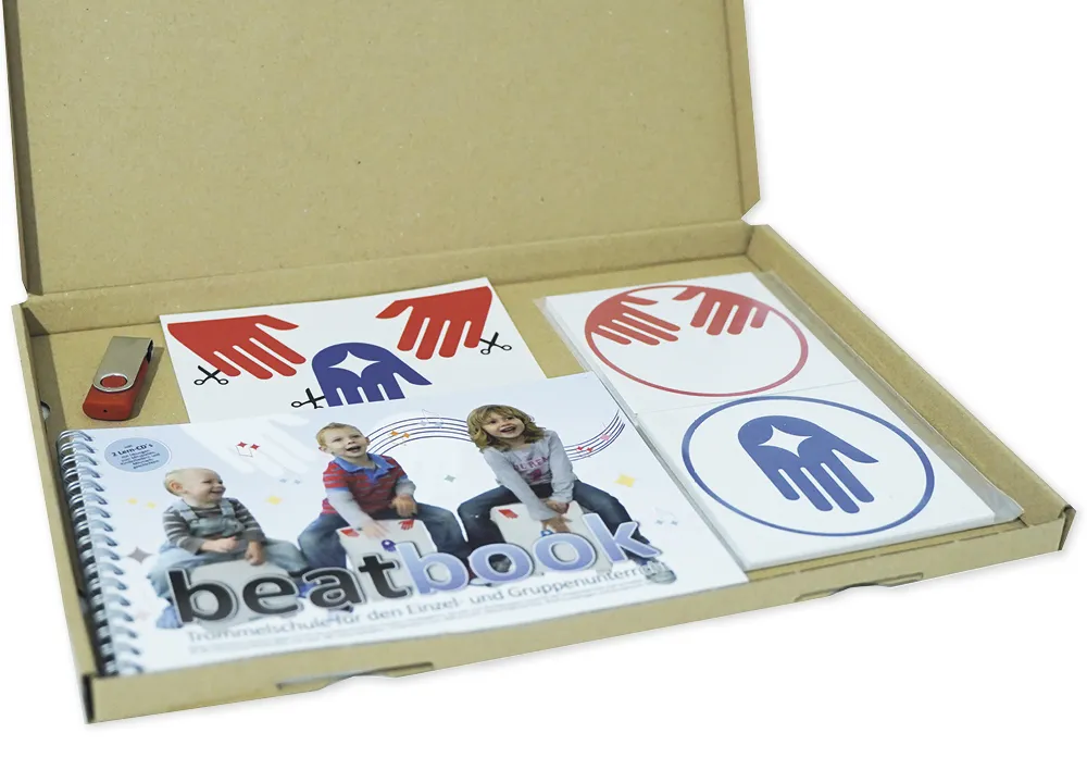 Cajon-Lehrbuch "Beatbook", 96 Seiten