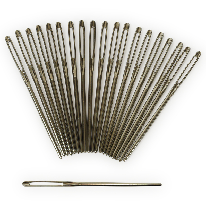Sticknadeln mit stumpfer Spitze, 7 cm lang, 20 Stück