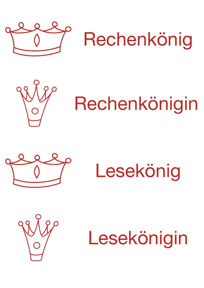 Trykpude stempel "Perpetuum", 4 i 1, "Regne-/Læse-konge/i"