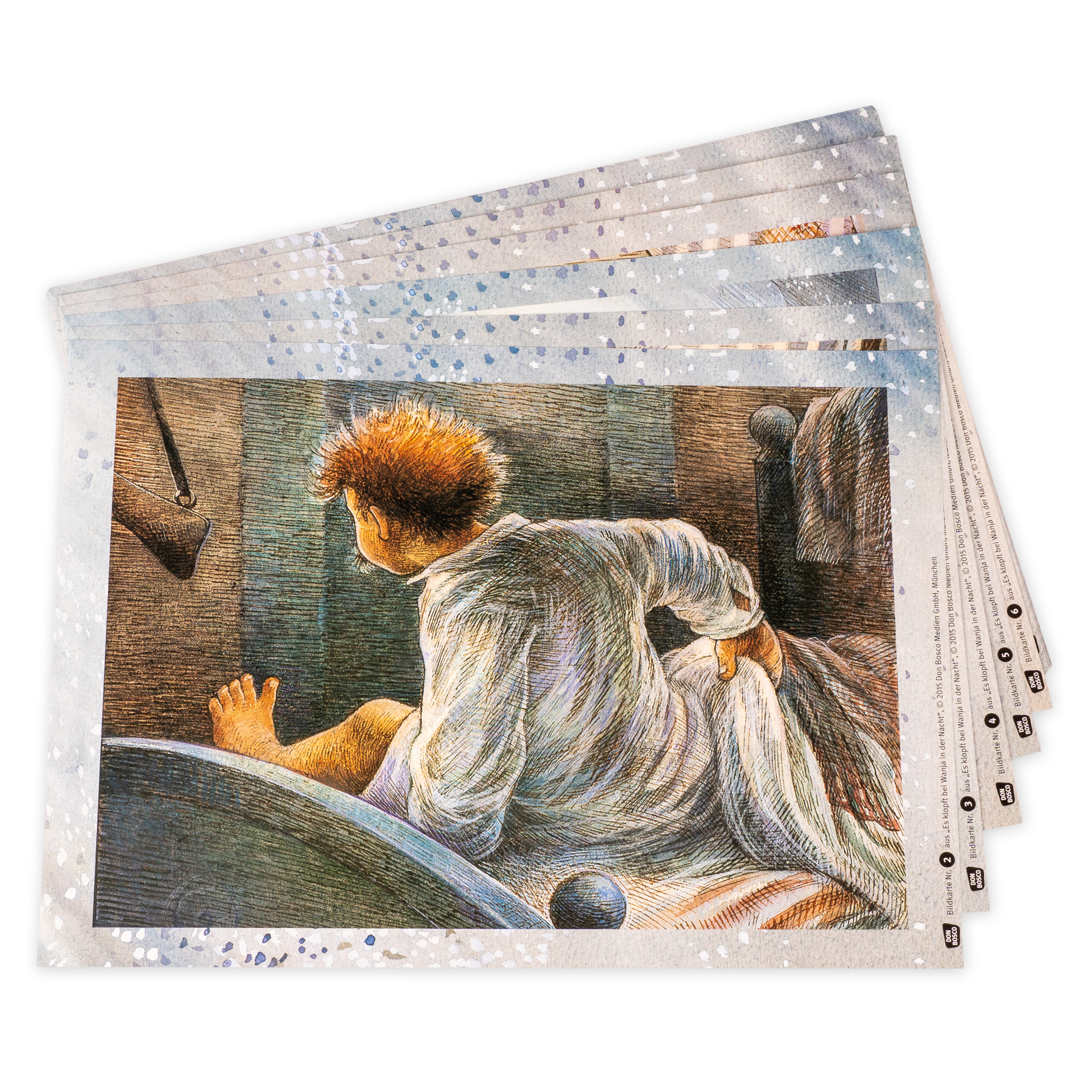 Bildergeschichten-Karten "Es klopft bei Wanja in der Nacht", 12-tlg.