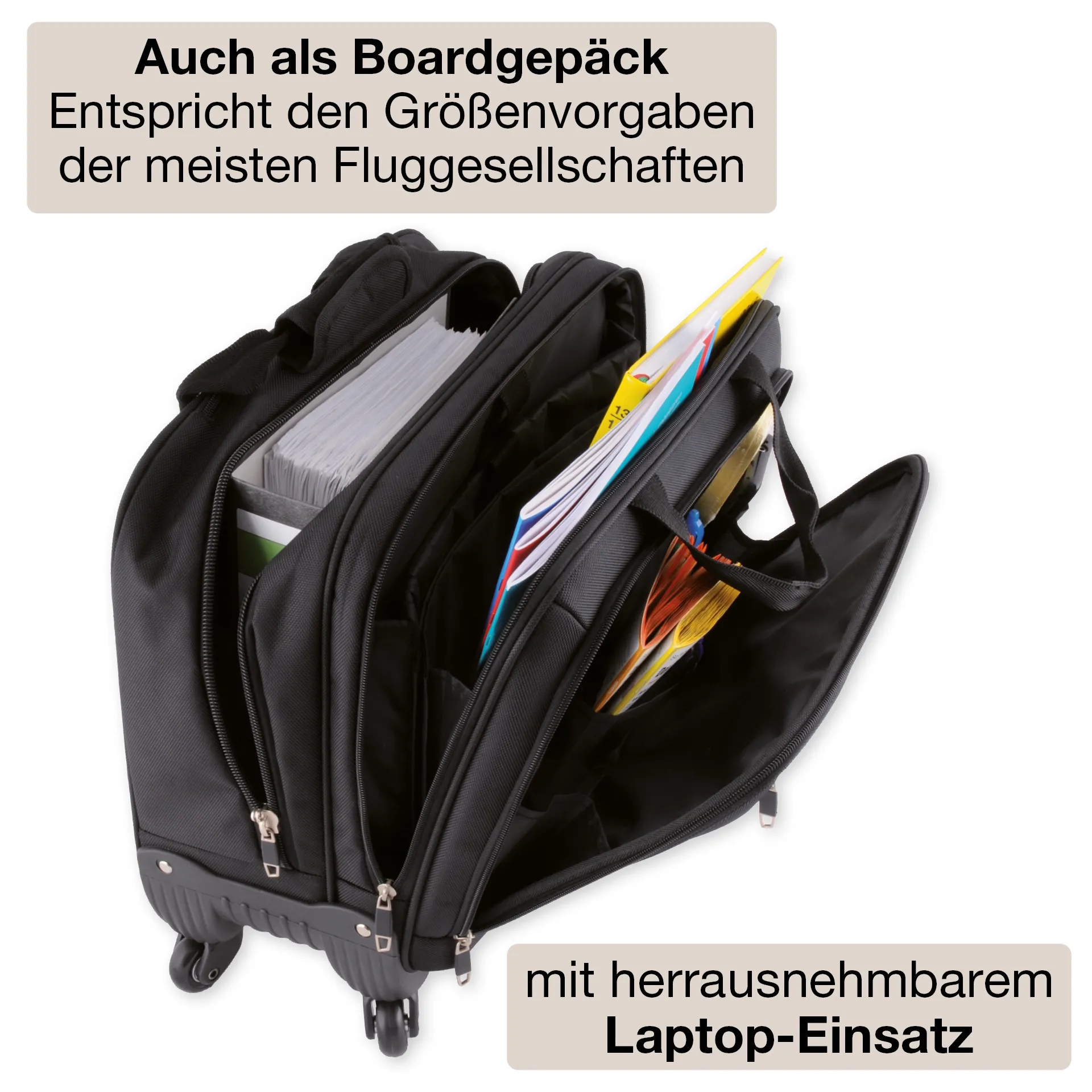 TimeTEX Universal-Trolley "Quadriga II" mit 4 Rollen