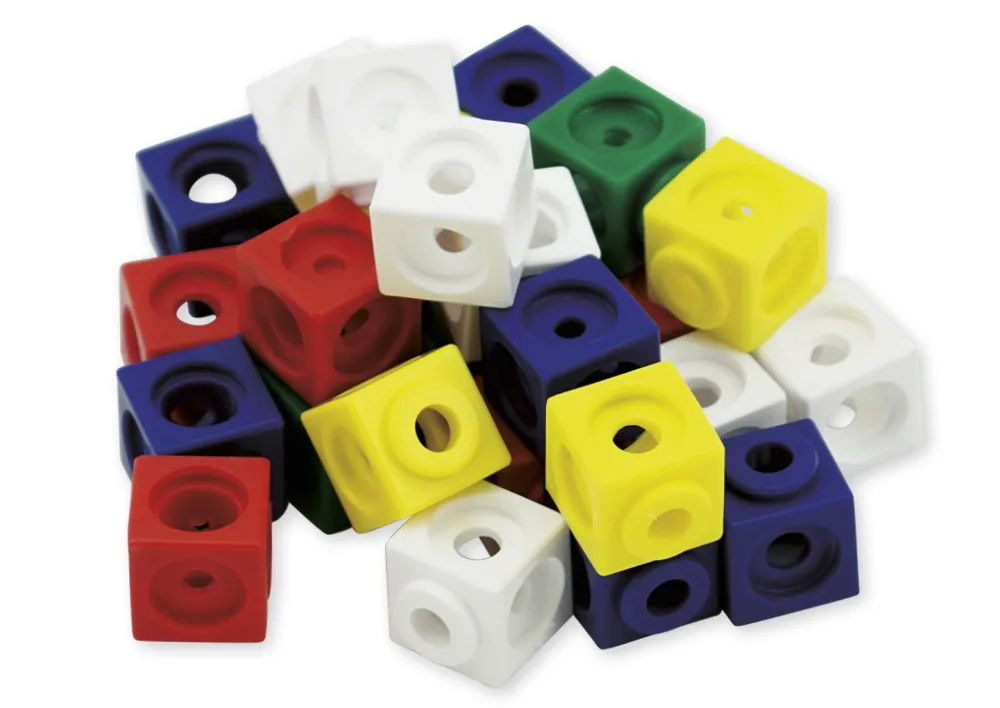 DICK-System Set Steckwürfel, 1,7 cm, 100 Stück im Polybeutel